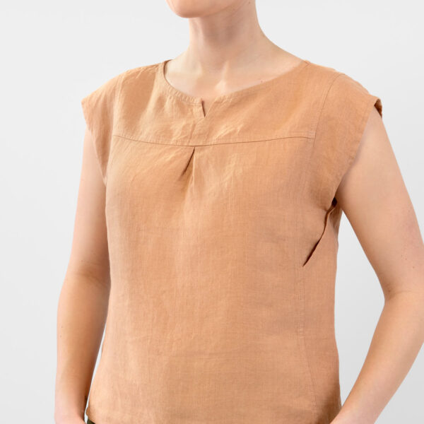 YUTA Blouse brun – Image 4