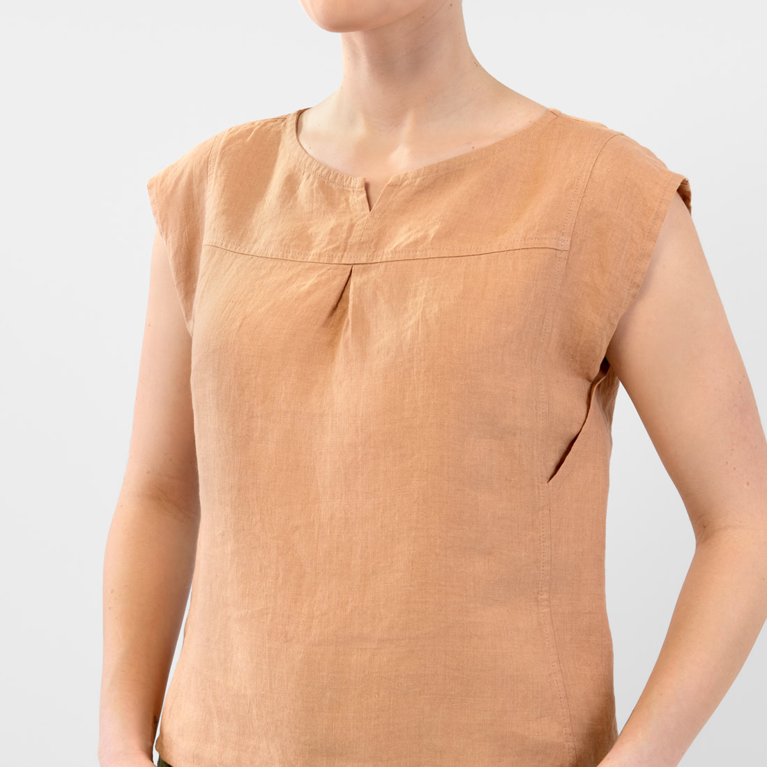 YUTA Blouse brun 4 YUTA Blouse brun – Image 4