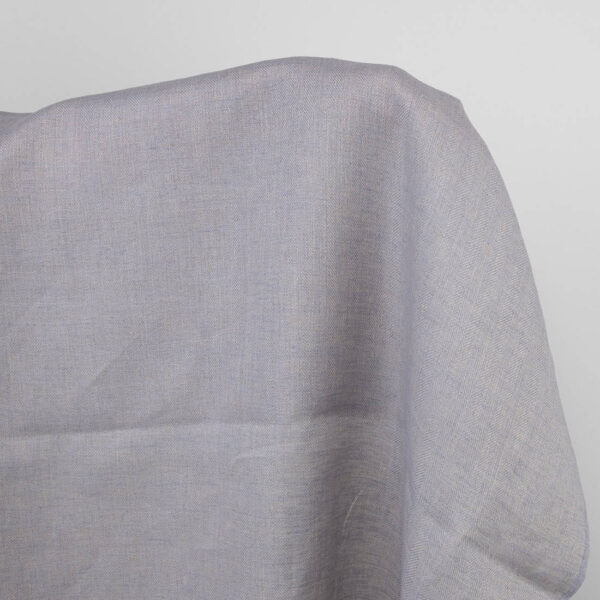 Grey violet linen fabric