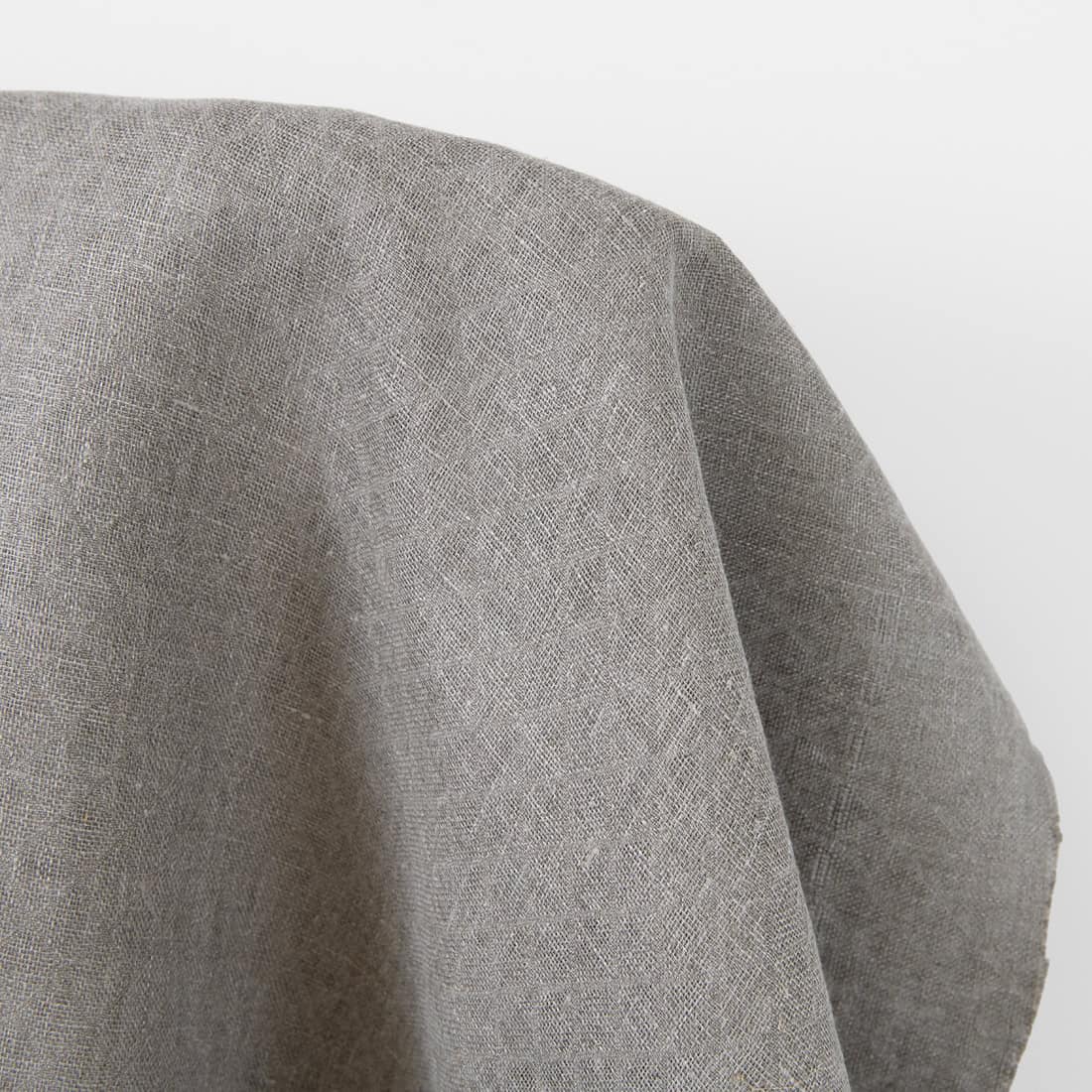 Tissu en lin naturel jacquard losanges 2 Tissu en lin naturel jacquard losanges – Image 2
