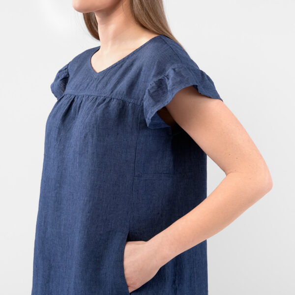 BETTE Robe bleu foncé – Image 4