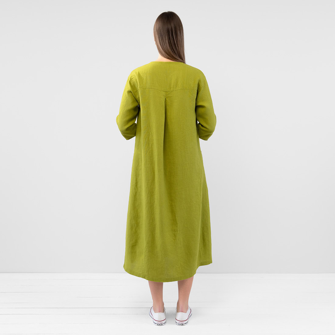 GLENN Robe vert poire 6 GLENN Robe vert poire – Image 6