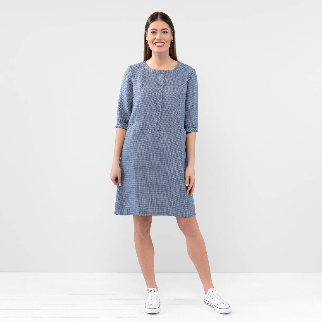 AVA Robe bleu blanc 1 AVA Robe bleu blanc