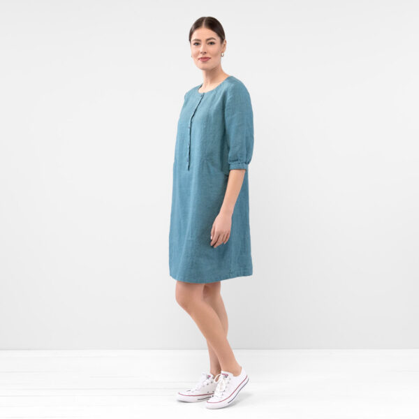 AVA Robe bleu vert – Image 2