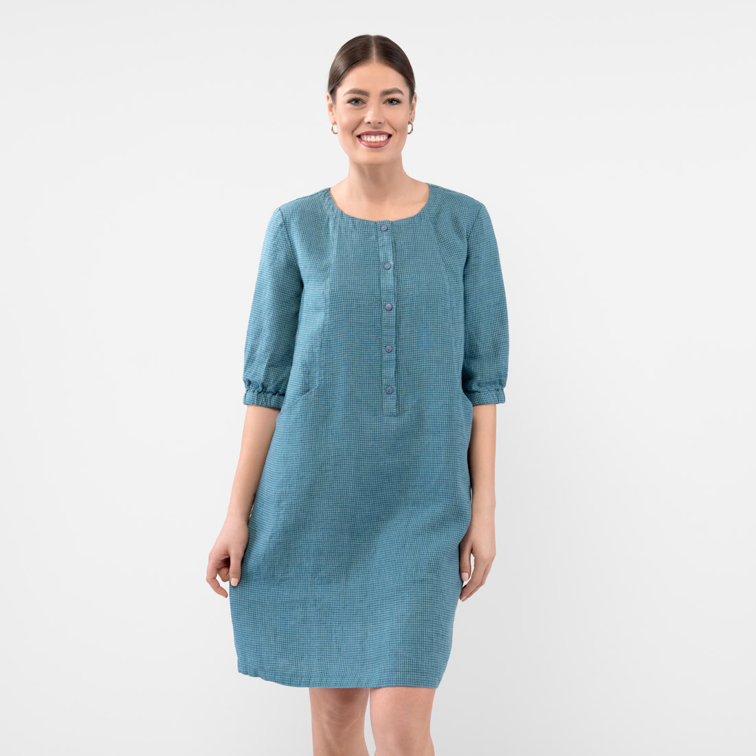 AVA Robe bleu vert 3 AVA Robe bleu vert – Image 3