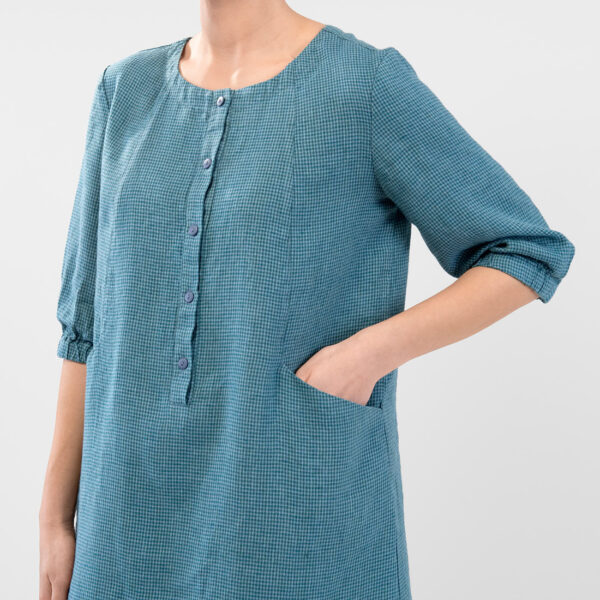 AVA Robe bleu vert – Image 5