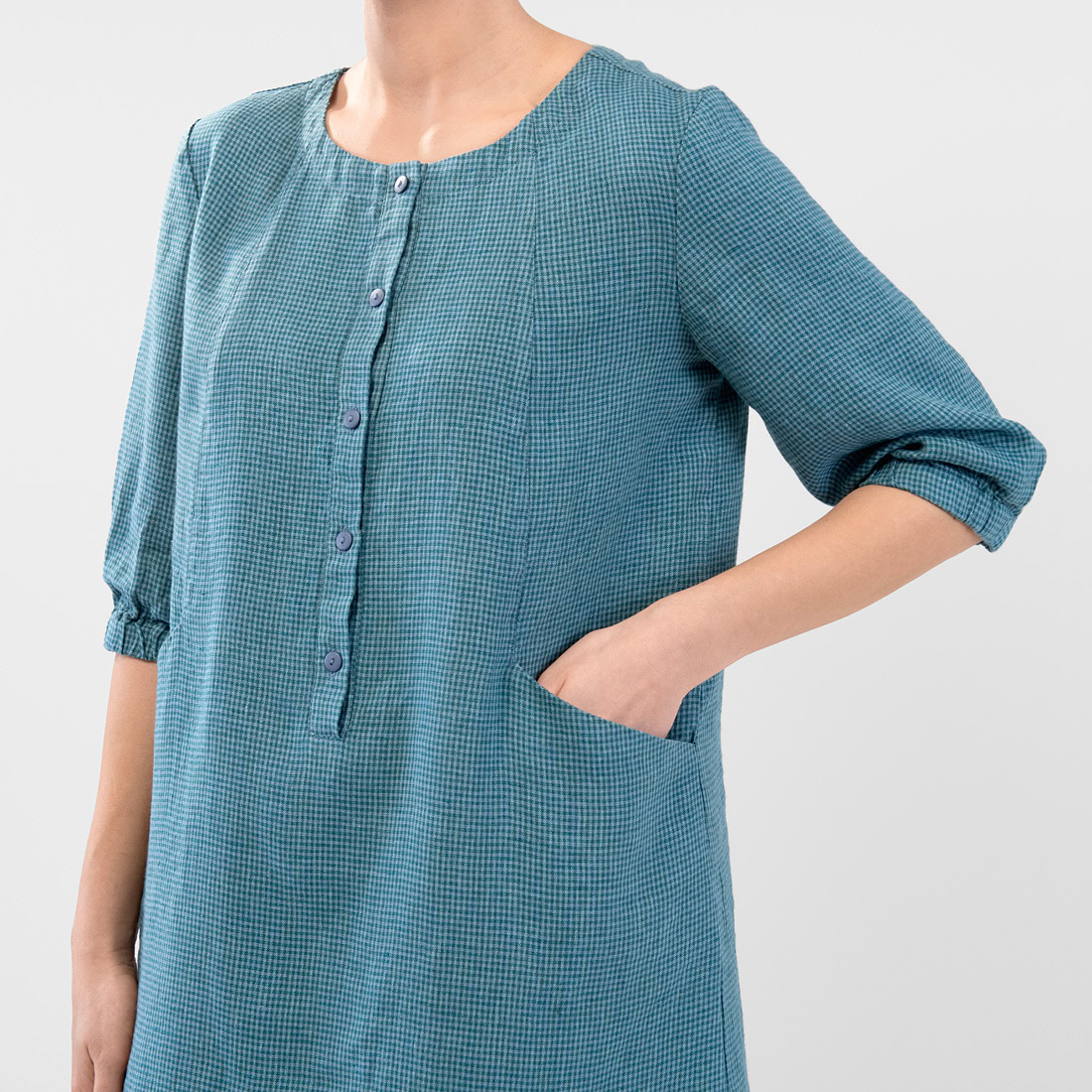 AVA Robe bleu vert 5 AVA Robe bleu vert – Image 5