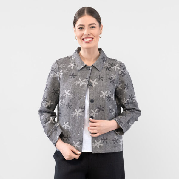 LIMA Veste noir floral