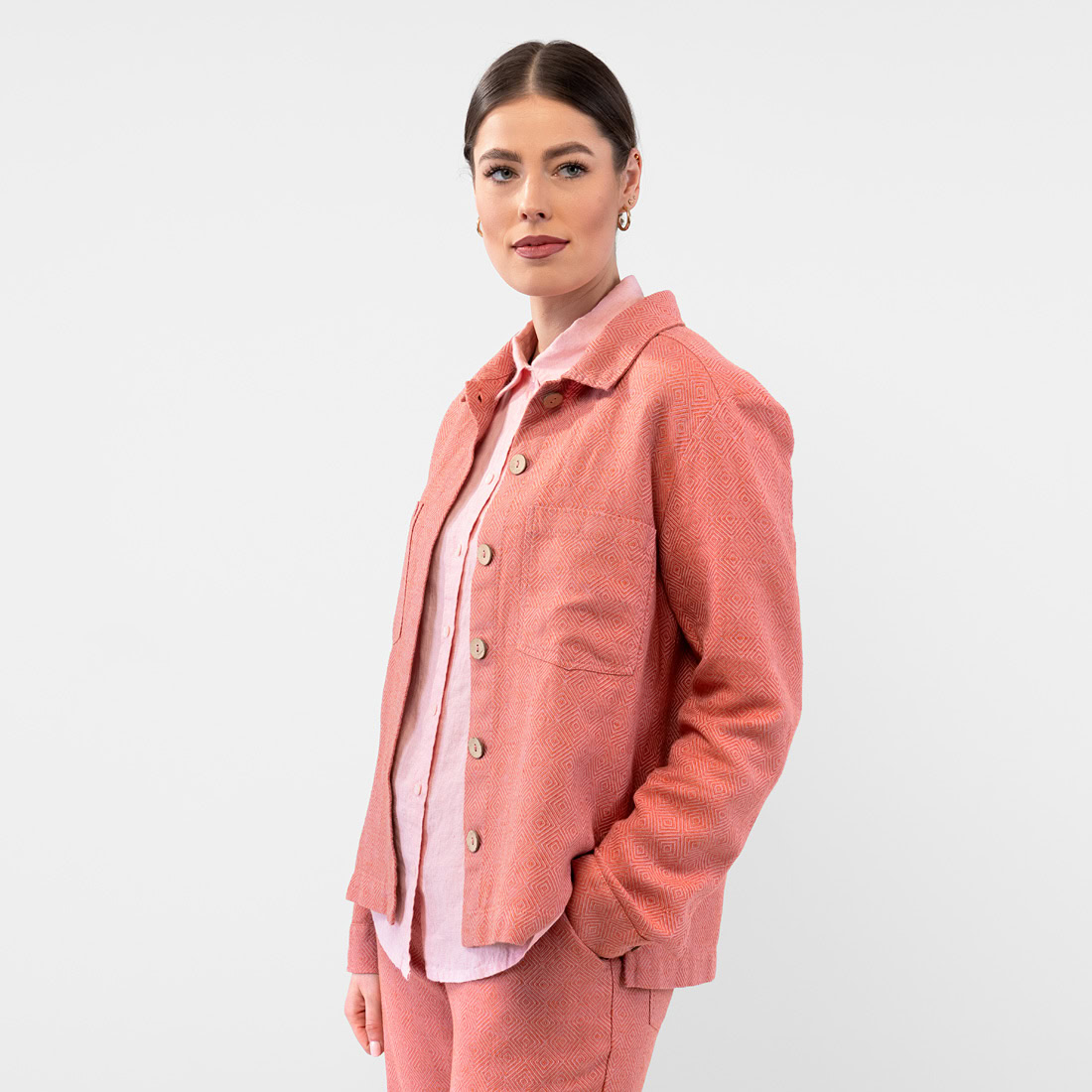 HALEY Veste orange 3 HALEY Veste orange – Image 3