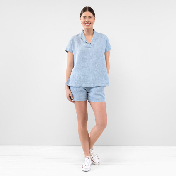 LOGAN Short bleu – Image 2