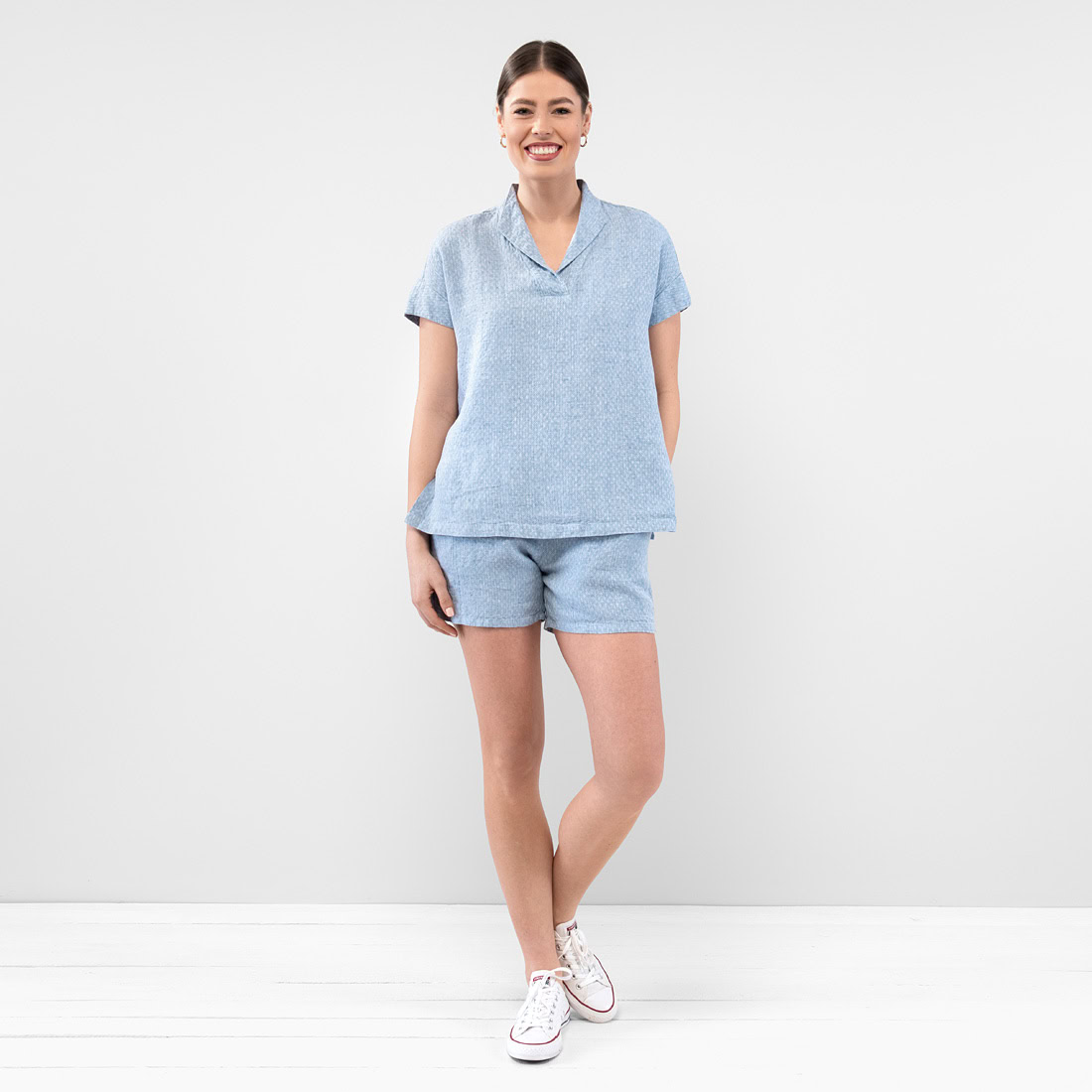 LOGAN Short bleu 2 LOGAN Short bleu – Image 2