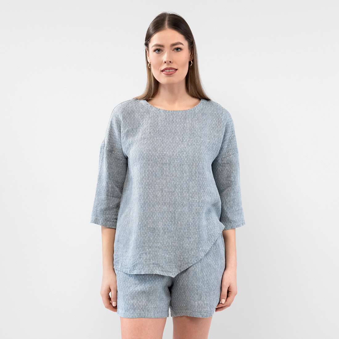 LOGAN Blouse gris 1 LOGAN Blouse gris
