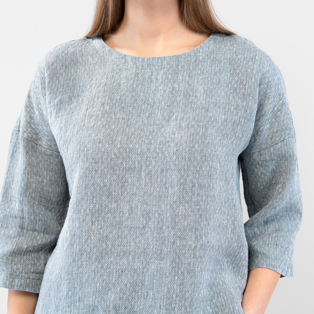 LOGAN Blouse gris 5 LOGAN Blouse gris – Image 5