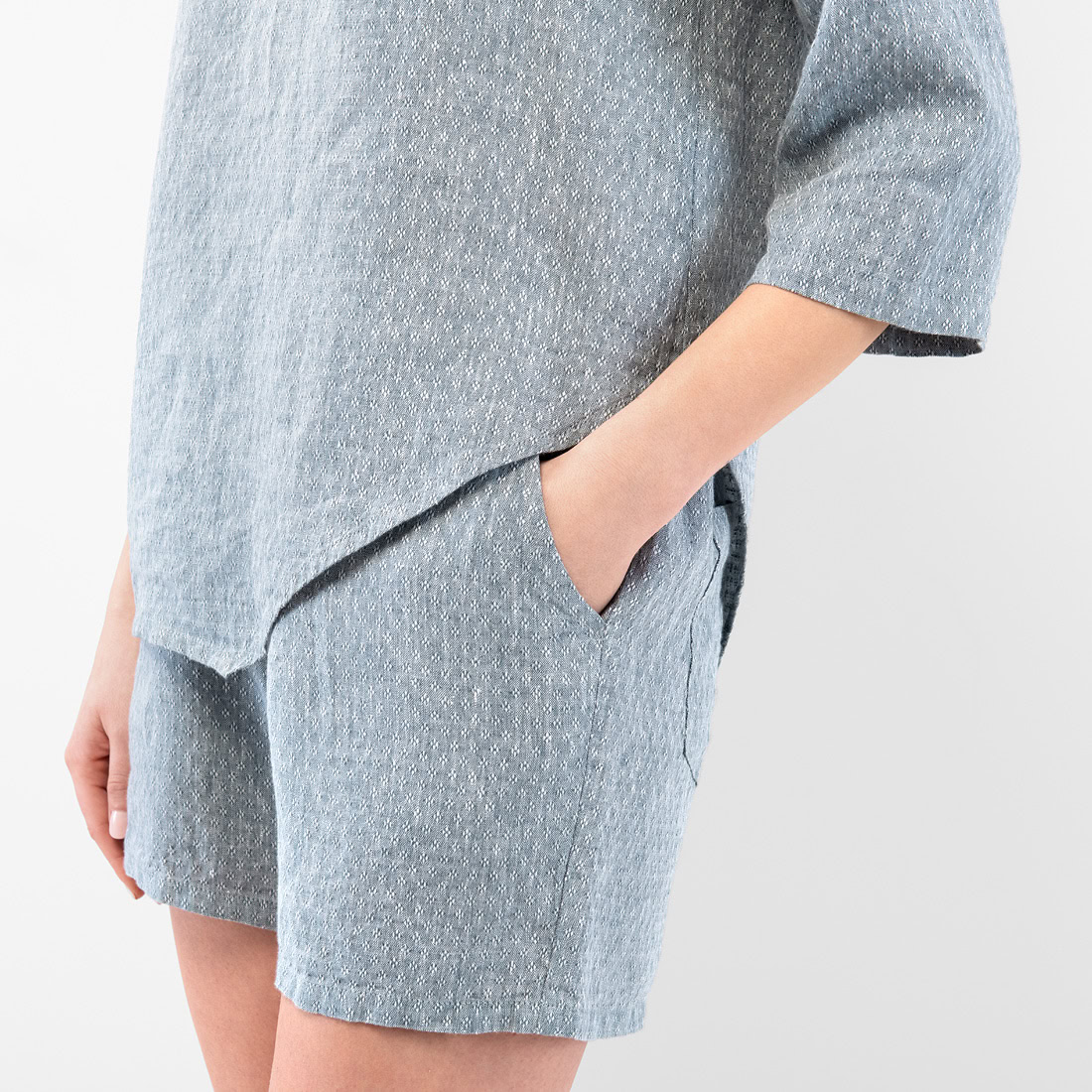 LOGAN Blouse gris 6 LOGAN Blouse gris – Image 6