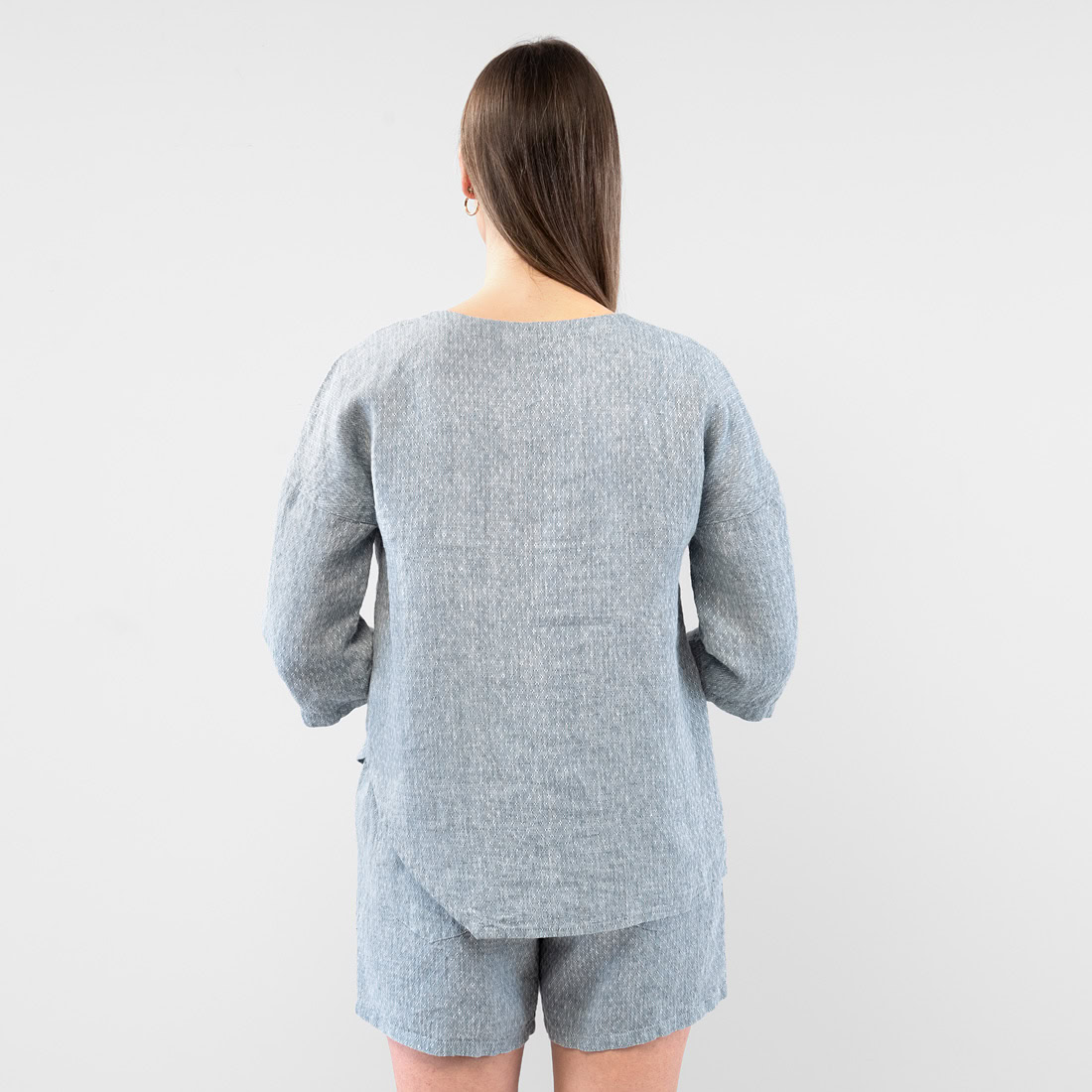 LOGAN Blouse gris 7 LOGAN Blouse gris – Image 7