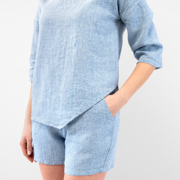 LOGAN Blouse bleu – Image 4