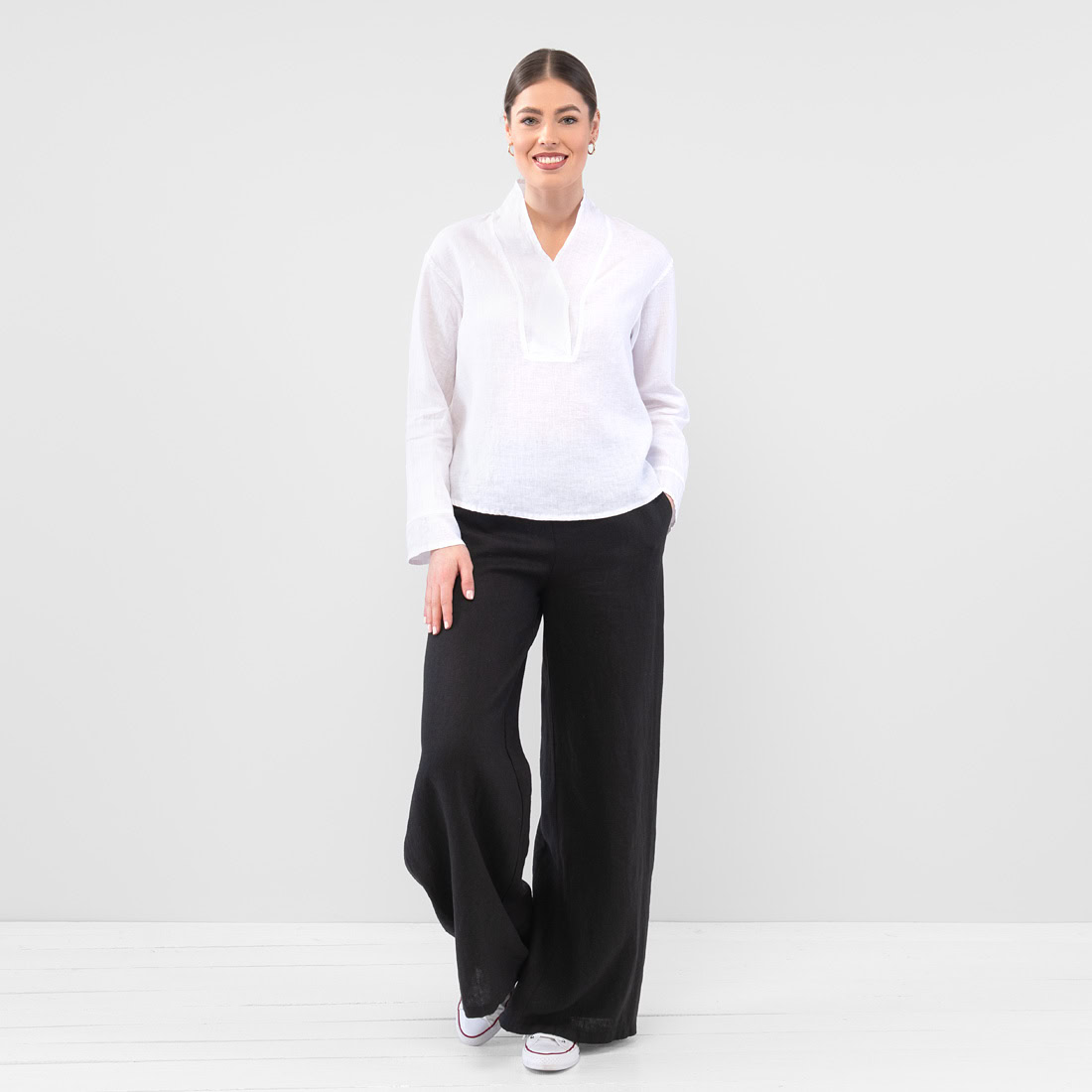 MAE Blouse blanc 2 MAE Blouse blanc – Image 2