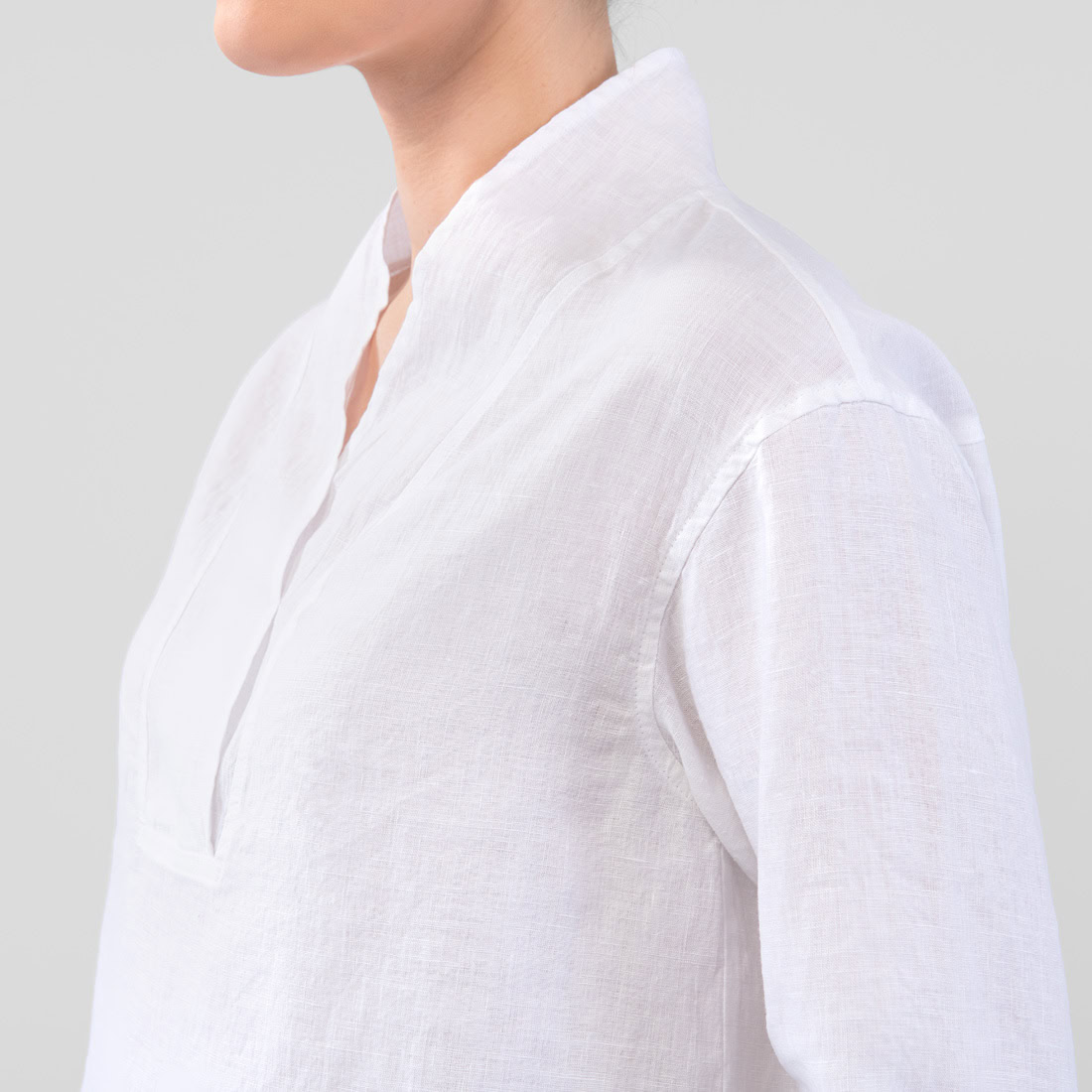 MAE Blouse blanc 4 MAE Blouse blanc – Image 4