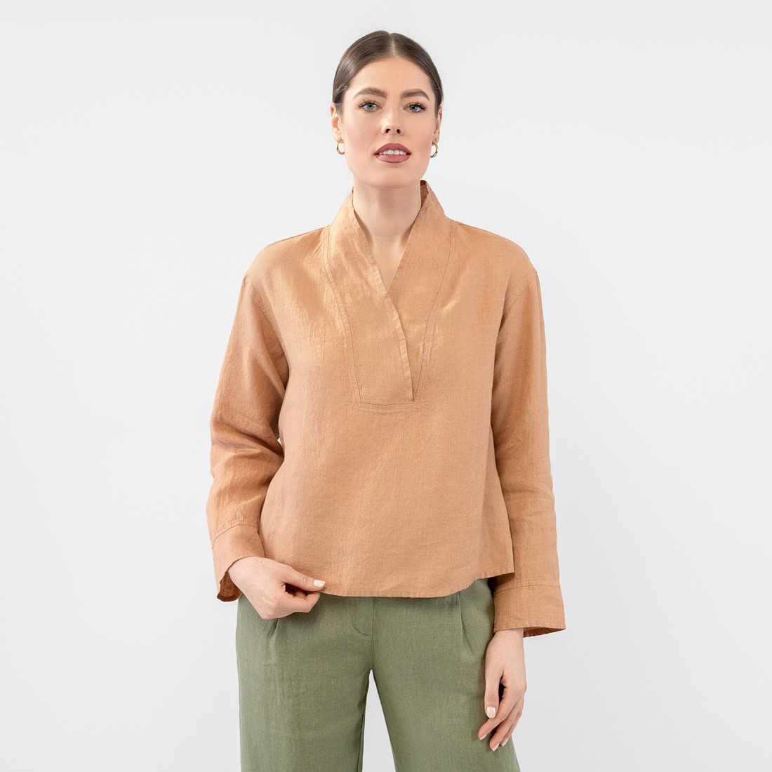 MAE Blouse brun 1 MAE Blouse brun