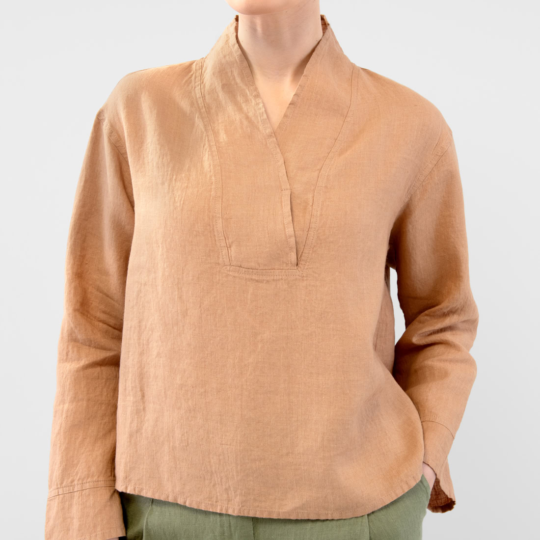 MAE Blouse brun 4 MAE Blouse brun – Image 4