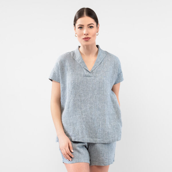 LOGAN BEY Blouse gris