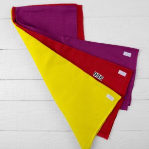Lot de tissus n° 986 6 Linen Cotton Fabric Cuts, Set No. 986