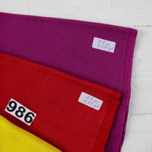 Lot de tissus n° 986 9 Linen Cotton Fabric Cuts, Set No. 986