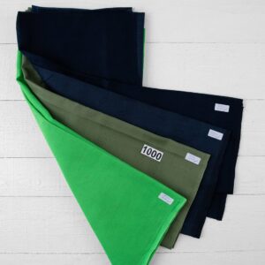 Lot de tissus n° 1000 6 Linen Cotton Fabric Cuts, Set No. 1000