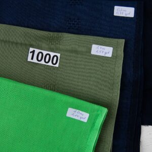 Lot de tissus n° 1000 8 Linen Cotton Fabric Cuts, Set No. 1000