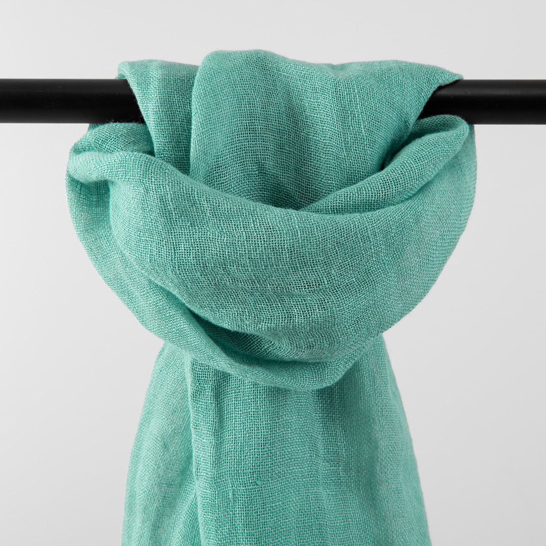 FINO Châle aigue-marine 2 FINO Shawl aquamarine, pure linen