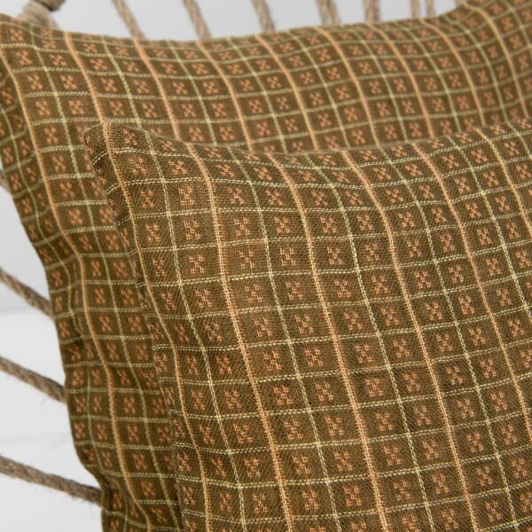 MORGAN Cushion cover moss green, with zipper