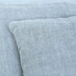 FONDA Housse de coussin gris clair