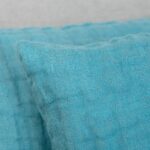 FONDA Housse de coussin vert-bleu