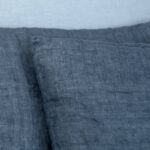 FONDA Housse de coussin gris foncé