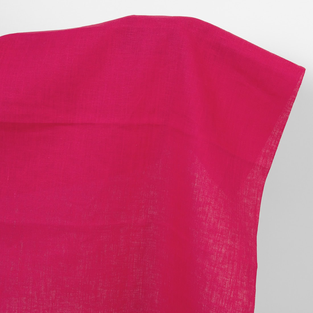 Linen fabric bright rose
