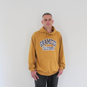 Gramicci Logo Hooded Sweatshirt Gold