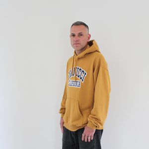 Gramicci Logo Hooded Sweatshirt Gold