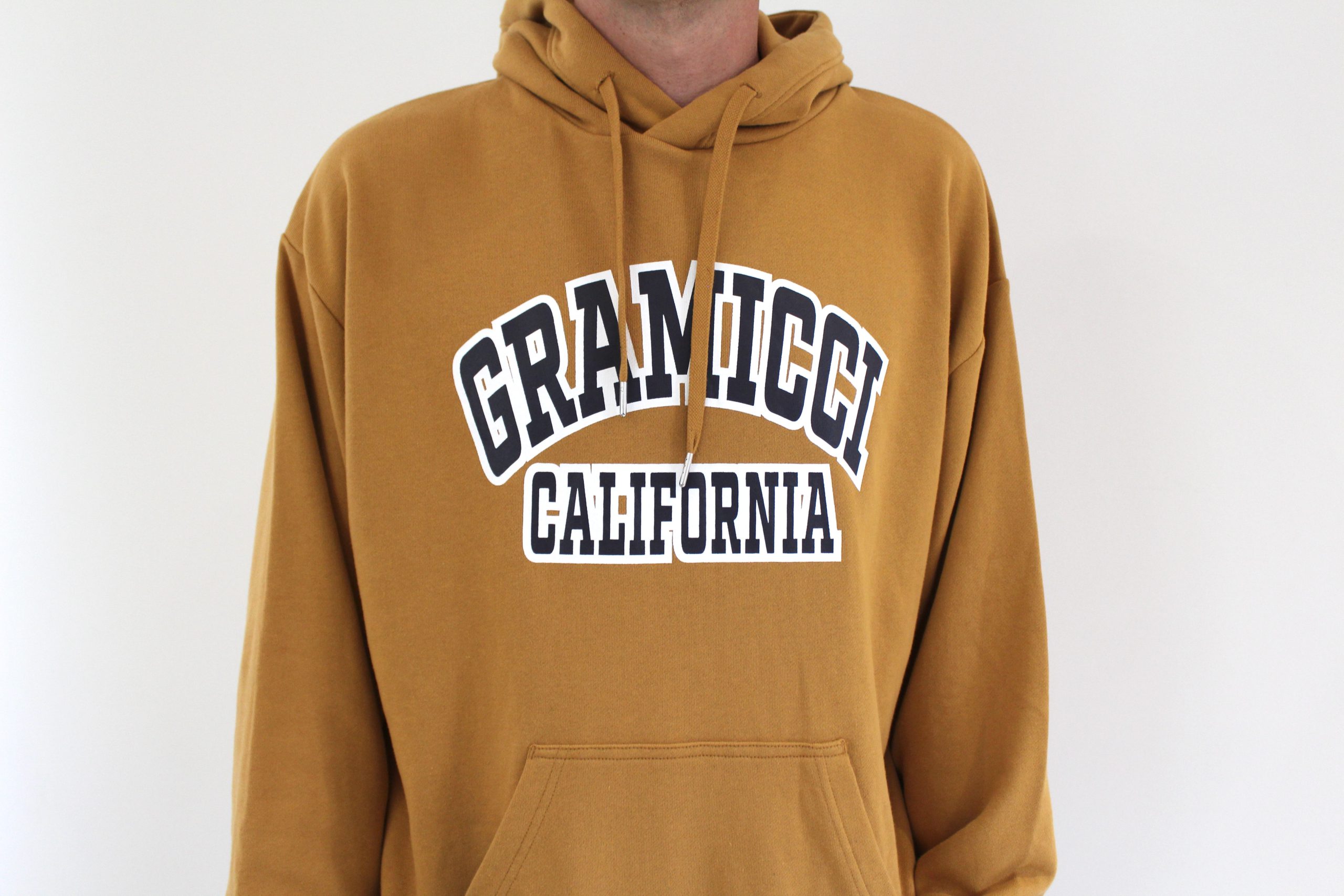 Gramicci Logo Hooded Sweatshirt Gold