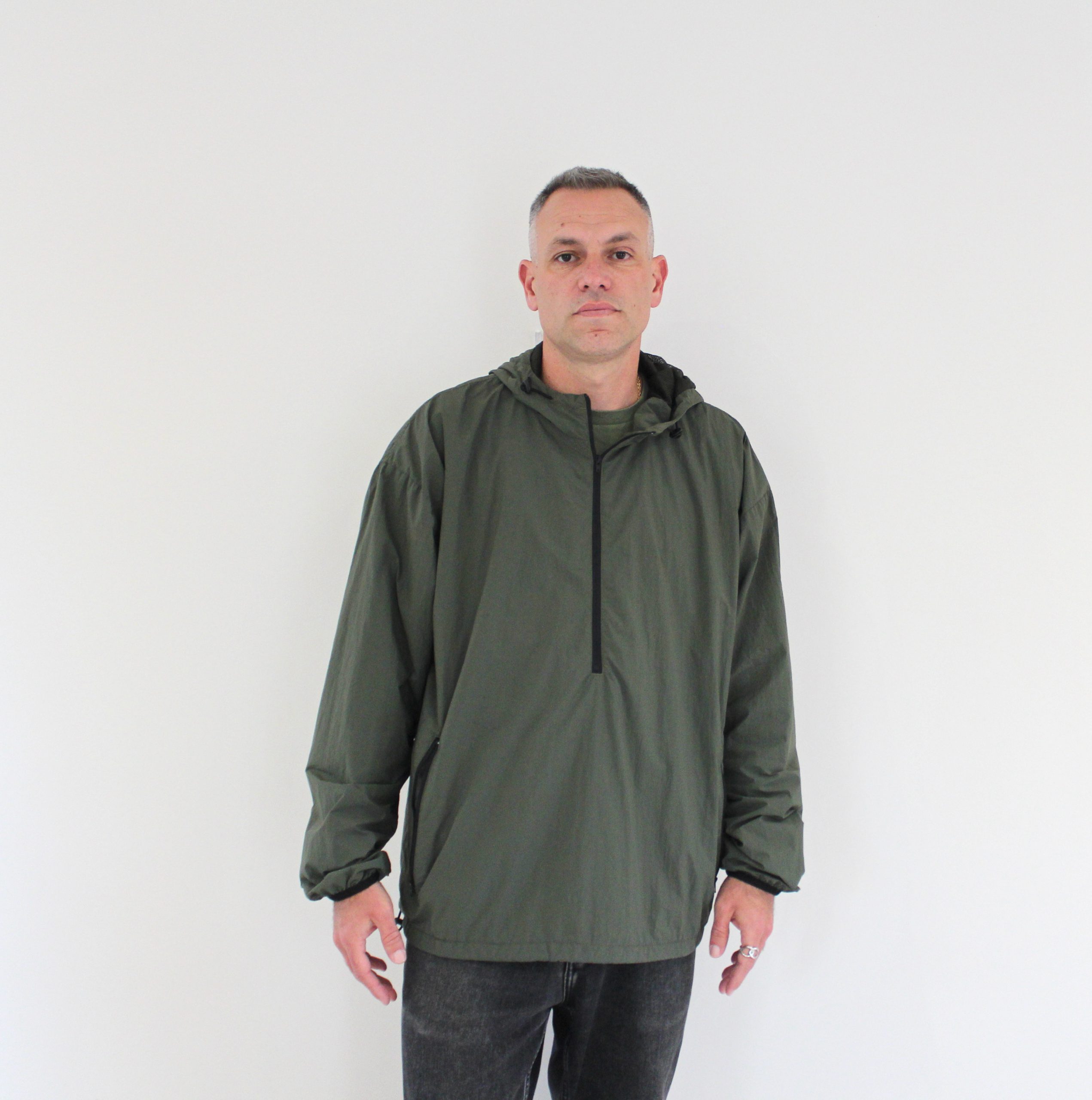 Gramicci Light Nylon Anorak Parka Olive