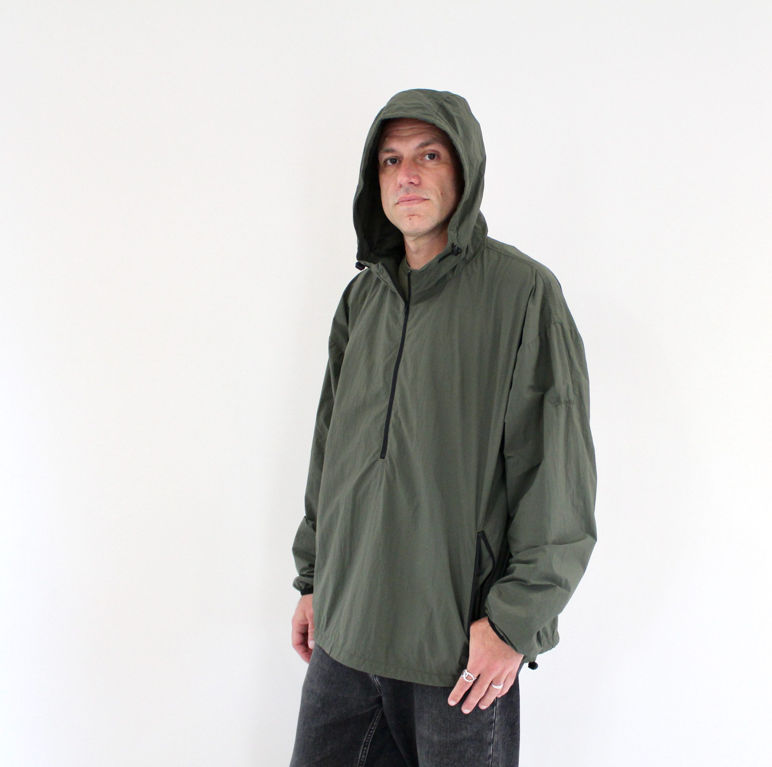 Gramicci Light Nylon Anorak Parka Olive