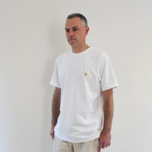 Carhartt Wip Chase T-Shirt White Gold