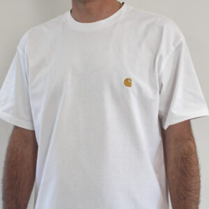 Carhartt Wip Chase T-Shirt White Gold