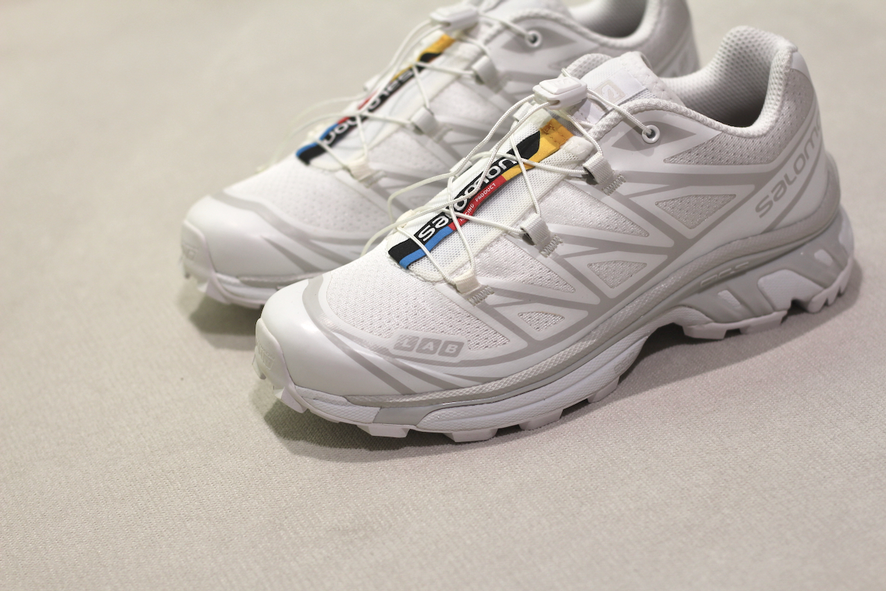 Salomon XT 6 All White Lunar Rock