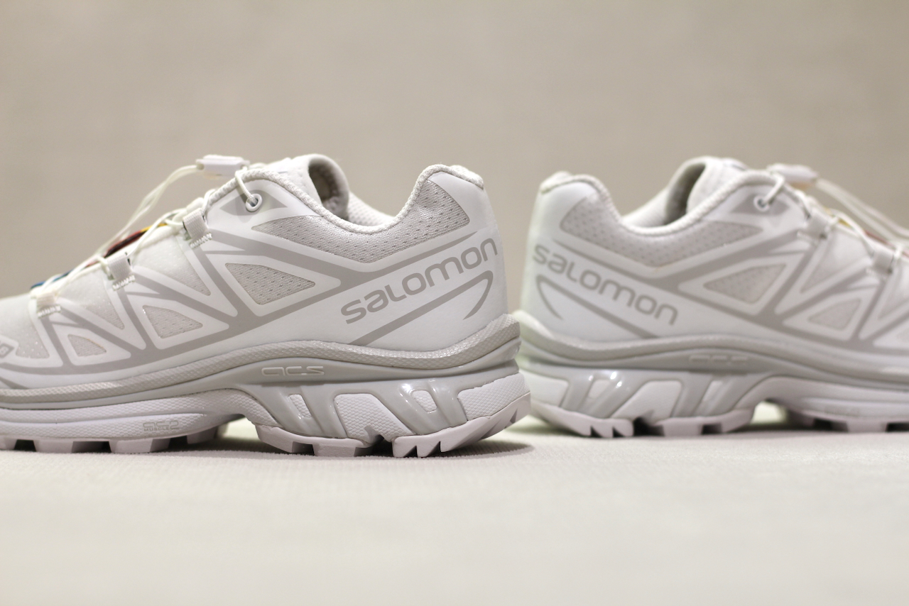 Salomon XT 6 All White Lunar Rock
