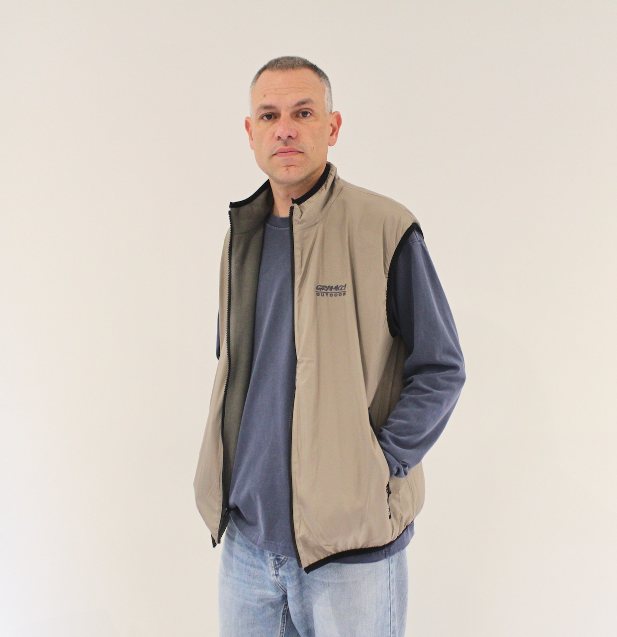 Gramicci Reversible Vest Grey