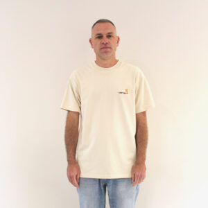Carhartt Wip American Script T-Shirt Natural Gold