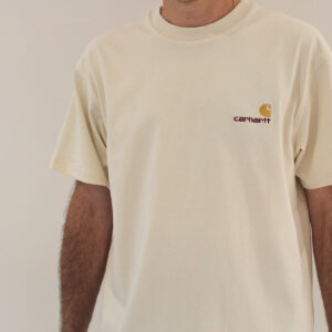 Carhartt Wip American Script T-Shirt Natural Gold
