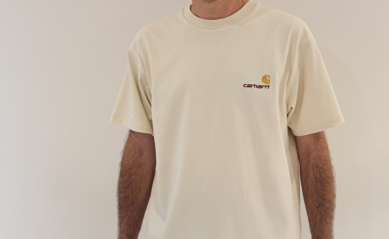 Carhartt Wip American Script T-Shirt Natural Gold