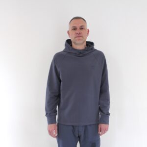 CP Company Sweat Hooded Stretch Fleece Ombre Blue