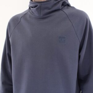 CP Company Sweat Hooded Stretch Fleece Ombre Blue